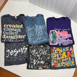 Gildan Women's Short Sleeve Tees - Navy, Teal, Purple